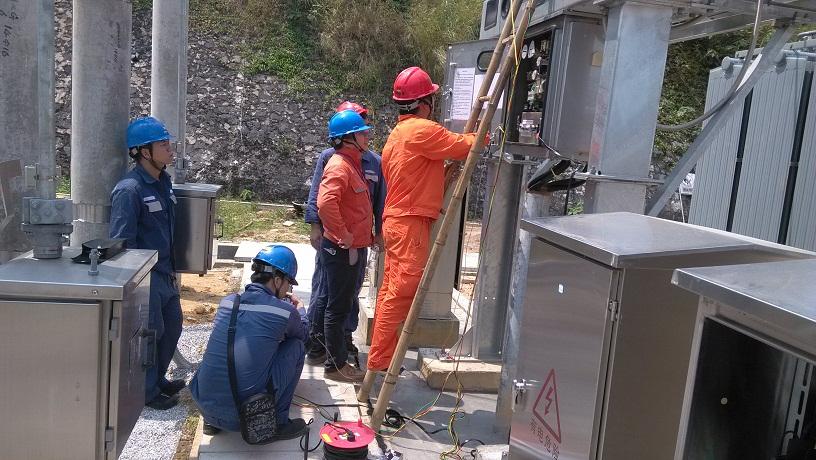 華電高科為南寧上林供電公司提供現(xiàn)場指導04