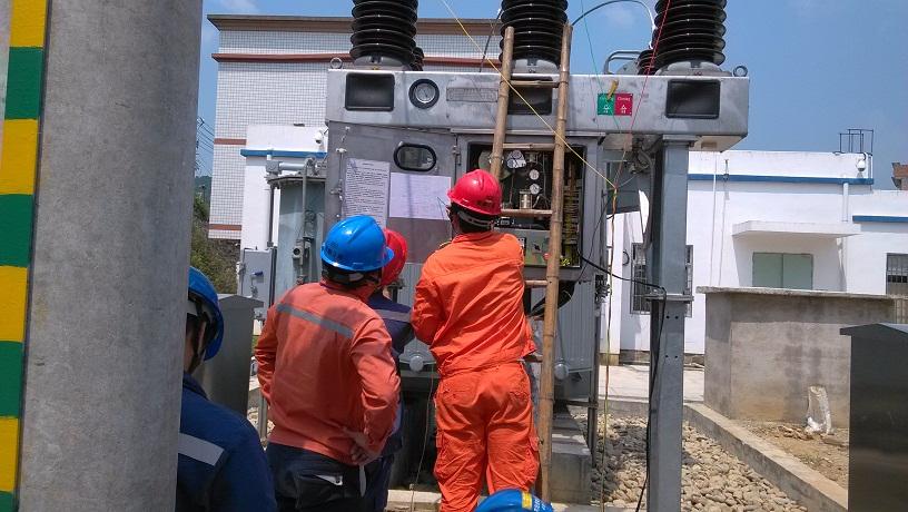 華電高科為南寧上林供電公司提供現(xiàn)場指導05